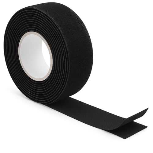 Doppelseitiges, selbstklebendes Klebeband, extra stark, schwarz, aus Nylon – Haken & Loop aus strapazierfähigem Stoff für Heimwerker, Moskitonetze, Rahmen, Auto, Teppich, Handwerk, Reparatur und Doppelseitiges, selbstklebendes Klebeband, extra stark, schwarz, aus Nylon – Haken & Loop aus strapazierfähigem Stoff für Heimwerker, Moskitonetze, Rahmen, Auto, Teppich, Handwerk, Reparatur und von Generisch