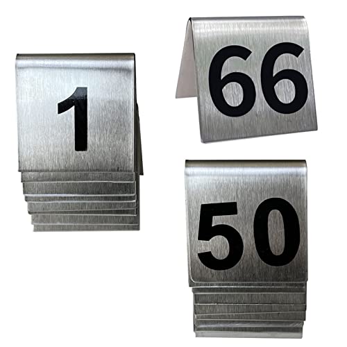 Doppelseitiges Edelstahl-Tischnummernschild, langlebig für Veranstaltungen, Restaurants und Vorträge Doppelseitiges Edelstahl-Tischnummernschild, langlebig für Veranstaltungen, Restaurants und Vorträge von Generisch
