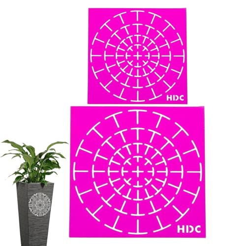 Dotting-Schablonen zum Malen - Dot-Malerei-Schablonen, 2 Stück Punktmalwerkzeug-Sets | Benutzerfreundliches Design-Kunstmalwerkzeug für Stein, Wand, Stoff, Möbel, Metall, Leinwand von Generisch