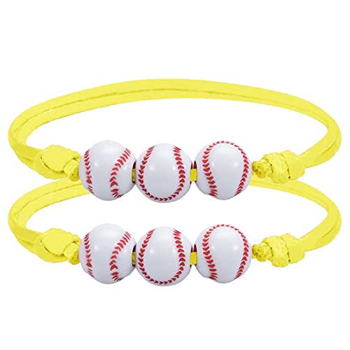 Draht-Creolen-Ohrringe, Gelbe Softball-Perlen, Armband, Softball, für Mädchen, Jungen, Teenager, Sport, Geburtstag, Softball, Geschenke, Halskette, Schmuck, Einheitsgröße, Holz, Kein edelstein Draht-Creolen-Ohrringe, Gelbe Softball-Perlen, Armband, Softball, für Mädchen, Jungen, Teenager, Sport, Geburtstag, Softball, Geschenke, Halskette, Schmuck, Einheitsgröße, Holz, Kein edelstein von Generisch