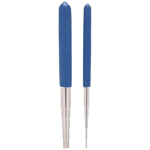 Drahtwickeldorn, 2 Stück, 10 Größen, DIY-Drahtschleifdorn, Drahtschlaufen-Werkzeug-Set für Schmuck, Drähte, Wickeln und Biegeringe (blau) von Generisch