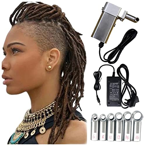 Dreadlocks Maker Handheld Crochet Braiding Tool - DIY Haarverlängerungen mit 6 Köpfen, schnell und einfach zu bedienende Dreadlock-Maschine für sofortige Ergebnisse von Generisch