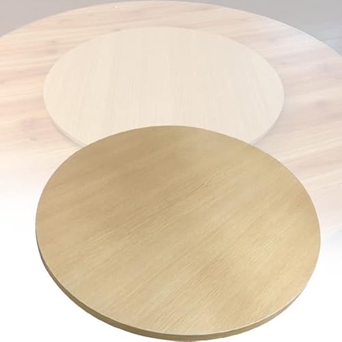 Drehbar - 70 cm rundes Serviertablett aus Holz, 360°-Display, Drehteller für Esstisch, perfekt zum Unterhalten und Servieren (Farbe: C) von Generisch