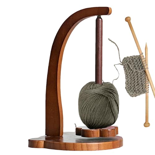 Drehbarer Garnhalter aus , Häkelgarnrollenhalter, drehbarer magnetischer Holzwollenhalter, platzsparender Spinner zum Stricken und Häkeln Drehbarer Garnhalter aus , Häkelgarnrollenhalter, drehbarer magnetischer Holzwollenhalter, platzsparender Spinner zum Stricken und Häkeln von Generisch