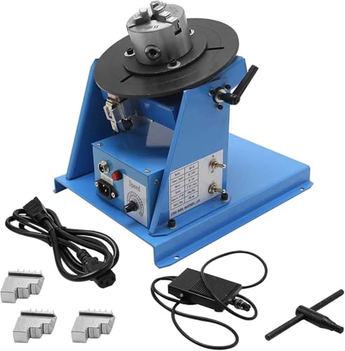 Drehschweißpositionierer mit Bohrfutter – 180 mm Drehteller für präzises Schneiden, Schleifen und Nahtschweißen – verstellbarer 0–90º-Winkel Drehschweißpositionierer mit Bohrfutter – 180 mm Drehteller für präzises Schneiden, Schleifen und Nahtschweißen – verstellbarer 0–90º-Winkel von Generisch