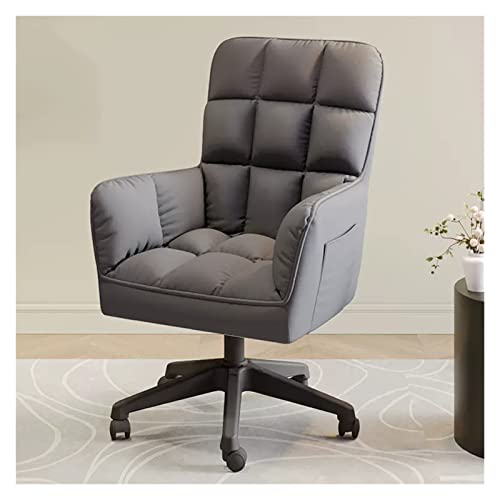 Drehstuhl mit Rollen, hohe Rückenlehne, Polsterstoff, ideal für Büro, Schreibtisch, Computer, Wohnzimmer und Lesen, ergonomischer Komfort und Stil von Generisch