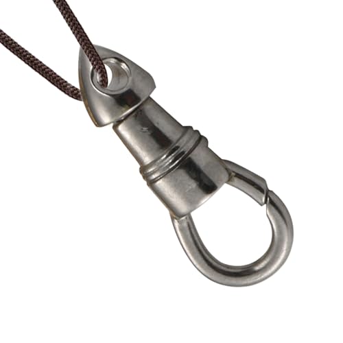 Drehverschluss – Drehbarer Karabinerhaken | Bastelschlüssel-Hardware-Set, 360° drehbare Haken für handgefertigte Projekte, Taschenriemenverschlüsse, Schlüsselanhängerteile von Generisch