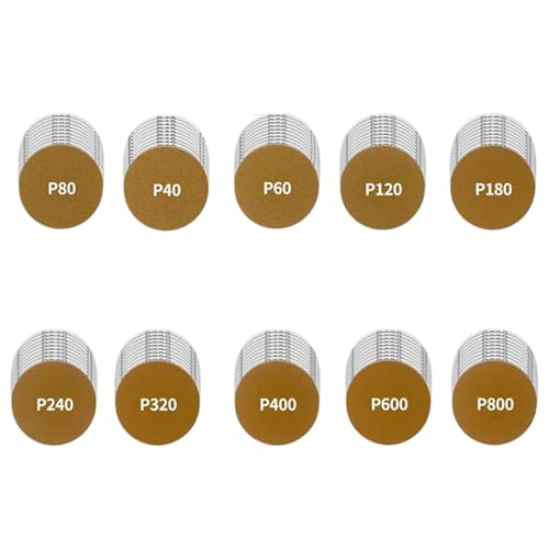 Drill Sanding Attachment - 3 Inch Sanding Discs | 107 Pieces Sand Dril Attachment | Drils Sand Pads | Sander Drils Attachments for Electric Drills, Shower Glass | Drill Sandîng Attachments von Generisch