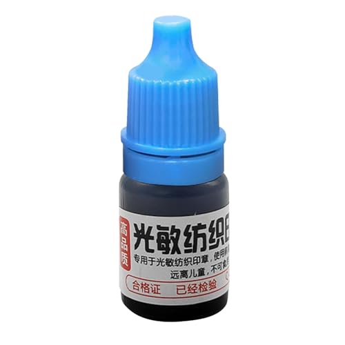 Druckfarbe, 5 ml, Stoff-Tintenübertragungspaste, wasserfest, umweltfreundlich, lichtempfindliche Siebdruckfarbe, schafft einzigartige Designs für Heimdekoration, Kleidung und Bänder Druckfarbe, 5 ml, Stoff-Tintenübertragungspaste, wasserfest, umweltfreundlich, lichtempfindliche Siebdruckfarbe, schafft einzigartige Designs für Heimdekoration, Kleidung und Bänder von Generisch