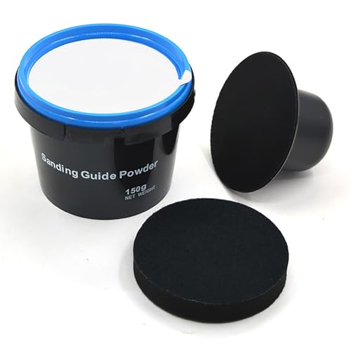 Dry Guide Coat Black, 150g Schleifführungspulver, Benutzerfreundliches Mehrzweck-Trockenführungspulver, Wiederverwendbares Werkzeug für Auto-Karosserie und Politur Dry Guide Coat Black, 150g Schleifführungspulver, Benutzerfreundliches Mehrzweck-Trockenführungspulver, Wiederverwendbares Werkzeug für Auto-Karosserie und Politur von Generisch