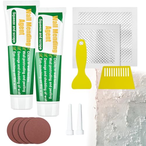 Drywall Repair Kit, Complete Wall Mending Agent for Repairing and Filling Holes, Nail Holes, Wood Scratches, and Plaster Dents, Perfect for Home Improvement Projects, 14.5x5x5cm Drywall Repair Kit, Complete Wall Mending Agent for Repairing and Filling Holes, Nail Holes, Wood Scratches, and Plaster Dents, Perfect for Home Improvement Projects, 14.5x5x5cm von Generisch