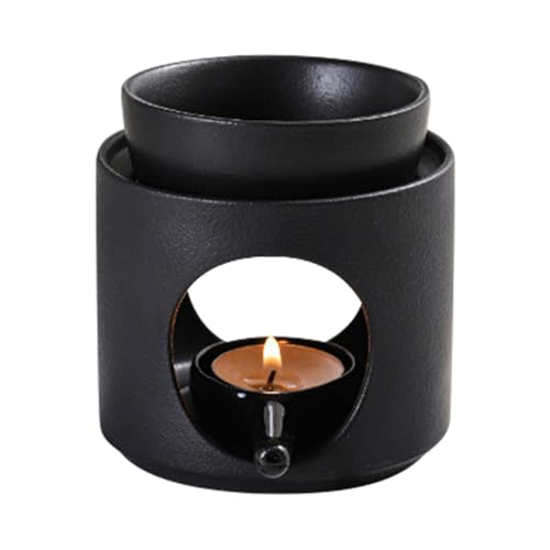 Duftlampe Ambiente Teelicht | Design Aromalampe Aus Keramik | Stövchen Für Ätherische Öle, Duftöl Und Duftwachs | Teelichthalter Aus Keramik von Generisch