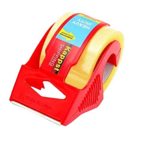 Durchsichtiges Hoch leistungs band mit Spender, 1 Rolle mit nachfüllbarem Spender, 1,88 Zoll x 33 Yards, Industrie kartons Versand band zum Bewegen, Versenden und Speichern von Generisch
