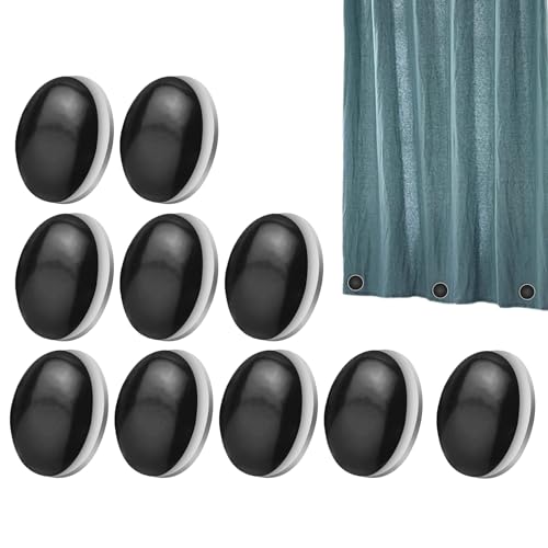 Duschvorhang Gewichte | 10pcs wasserdichte magnetische Vorhanggewichte | Rostproof magnetische Duschvorhanggewichte | Outdoor -Vorhanglinienmagnete für stabile Duschvorhänge Duschvorhang Gewichte | 10pcs wasserdichte magnetische Vorhanggewichte | Rostproof magnetische Duschvorhanggewichte | Outdoor -Vorhanglinienmagnete für stabile Duschvorhänge von Generisch