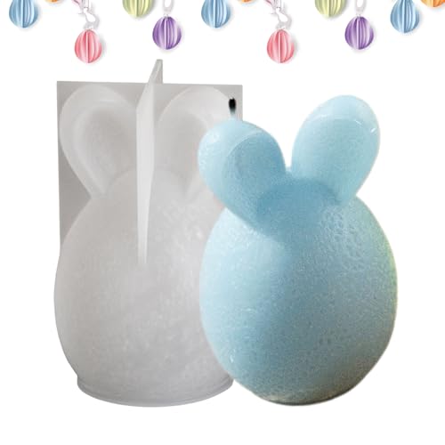 Easter Bunny Candle Mold Set, Egg-Shaped Concrete & Epoxy Resin Molds, Silicone Desktop Ornament Plaster Molds for Home Decor Crafts Easter Bunny Candle Mold Set, Egg-Shaped Concrete & Epoxy Resin Molds, Silicone Desktop Ornament Plaster Molds for Home Decor Crafts von Generisch