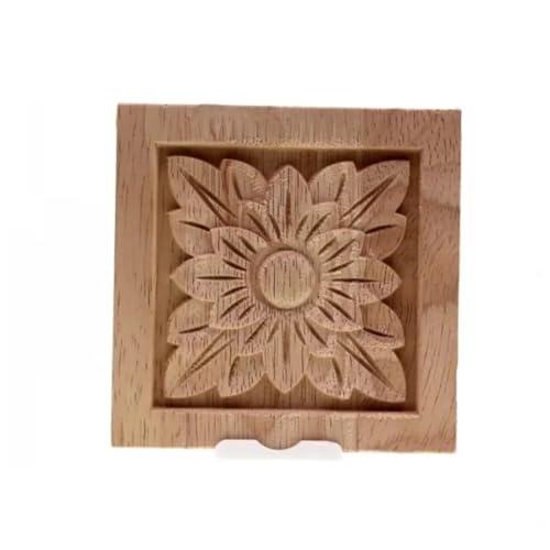 Eck-Onlay-Applikation im Vintage-Stil, unlackiert, dekorativ, Wand- und Türakzente, Miniatur-Figuren, 12 cm, 10 Stück, für Heimdekoration und Bastelprojekte von Generisch