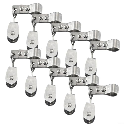 Edelstahl 304 Riemenscheibe & Klemm-Set für Markisenmontage, 10 Stück, vielseitige Klemmgröße, Outdoor-Hardware für einfache Einrichtung Edelstahl 304 Riemenscheibe & Klemm-Set für Markisenmontage, 10 Stück, vielseitige Klemmgröße, Outdoor-Hardware für einfache Einrichtung von Generisch