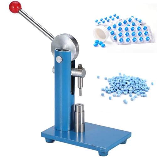 Edelstahl-Hand-Tablettenpresse, DIY-Pillenstanzwerkzeug für Zuhause, Küche, einfache und effiziente Tablettenlösung von Generisch