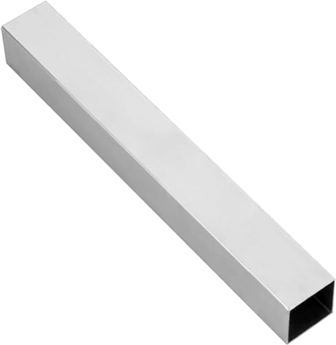 Edelstahl Treppengeländer Balustradenpfosten mit Finish Glasgeländer Pfosten Klemmen Gummischlitze & Schrauben für Balkon Terrasse & Garten – Winddichtes Paneel-Set (quadratische Schiene, 100 cm) Edelstahl Treppengeländer Balustradenpfosten mit Finish Glasgeländer Pfosten Klemmen Gummischlitze & Schrauben für Balkon Terrasse & Garten – Winddichtes Paneel-Set (quadratische Schiene, 100 cm) von Generisch