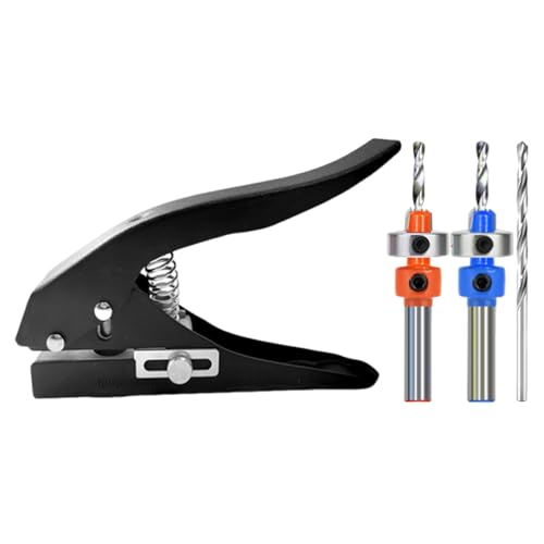 Ein-Loch-Locher - Robuster Handlocher Tragbar | Langer Handstanzgerät Für Etiketten Und Basteln | Werkzeug Für Papier, Karton, Dünnes PVC, Karten Und Anhänger Ein-Loch-Locher - Robuster Handlocher Tragbar | Langer Handstanzgerät Für Etiketten Und Basteln | Werkzeug Für Papier, Karton, Dünnes PVC, Karten Und Anhänger von Generisch