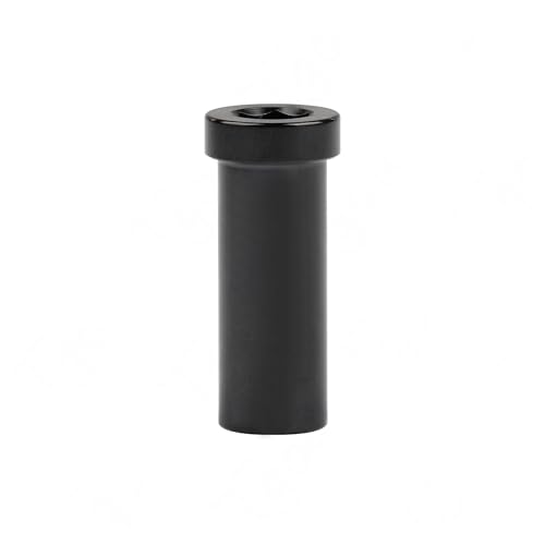 Einbaumutter M6 Ti Volle Länge 13/15/17/23/25/31,5/33/35 mm for Rennrad-Bremssattel C-Klemme Fix(Black,13mm) von Generisch