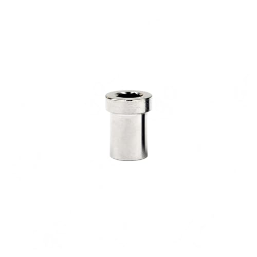 Einbaumutter M6 Ti Volle Länge 13/15/17/23/25/31,5/33/35 mm for Rennrad-Bremssattel C-Klemme Fix(Titanium,13mm) von Generisch
