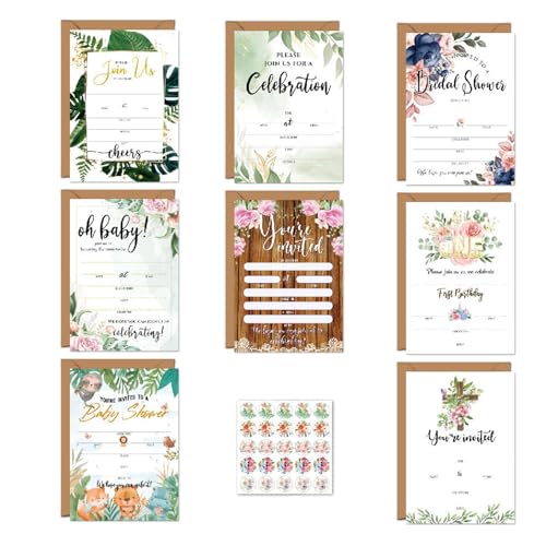 Einladungskarten Set | Kreatives Einladungskarten-Set für Event - Versammlungsbedarf, niedliche Einladungskarten zum Geburtstag, Brautpartys Einladungskarten Set | Kreatives Einladungskarten-Set für Event - Versammlungsbedarf, niedliche Einladungskarten zum Geburtstag, Brautpartys von Generisch