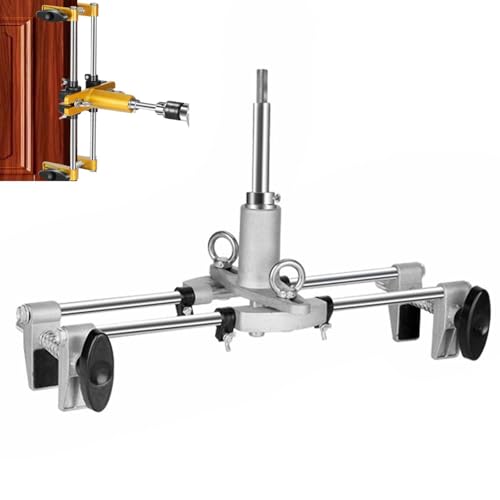Einsteckvorrichtungs-Set mit Gleitschienen-Skala, max. Tiefe 13 cm, für präzise Installation von Holztürschloss Einsteckvorrichtungs-Set mit Gleitschienen-Skala, max. Tiefe 13 cm, für präzise Installation von Holztürschloss von Generisch