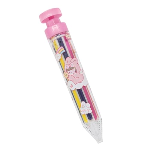 Einziehbare Buntstifte, 8-in-1, bunte Druckstifte, tragbare Malwerkzeuge, lustiges Kunstunterricht, Zubehör für , Mädchen Einziehbare Buntstifte, 8-in-1, bunte Druckstifte, tragbare Malwerkzeuge, lustiges Kunstunterricht, Zubehör für , Mädchen von Generisch