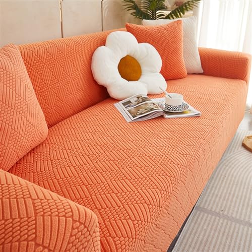 Elastischer Sofabezug – Strickstoff, weicher All-Inclusive-Schonbezug für Sofas mit niedriger Rückenlehne, Spannbetttuch-Stil Elastischer Sofabezug – Strickstoff, weicher All-Inclusive-Schonbezug für Sofas mit niedriger Rückenlehne, Spannbetttuch-Stil von Generisch
