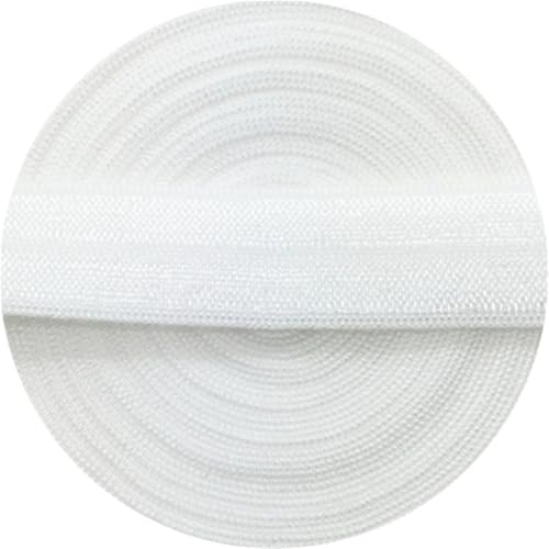 Elastisches Band, 10/15/20/25 mm, mehrfarbig, über Spandex, elastisches Band zum Nähen, Taillenband, Kleidungszubehör, Weiß, 25 mm, 4,5 m Elastisches Band, 10/15/20/25 mm, mehrfarbig, über Spandex, elastisches Band zum Nähen, Taillenband, Kleidungszubehör, Weiß, 25 mm, 4,5 m von Generisch