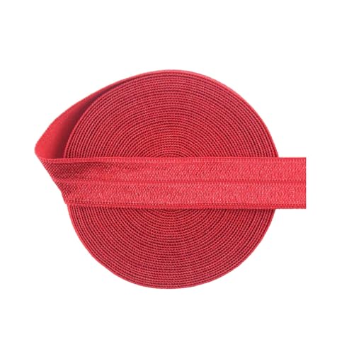 Elastisches Elastanband, Haarband, Haarband, 15 mm, einfarbig, 2 m, Rot, 2 m von Generisch