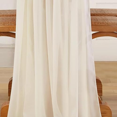 Elegante Chiffon-Stuhlschärpen für Hochzeit und Party, 10-teiliges Set, perfekt für Gang- und Veranstaltungsdekoration von Generisch