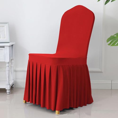 Elegante Plissee-Stuhlschärpen für Hochzeiten, Bankette und Heimdekoration, Spandex- und Polyester-Mischung für einen luxuriösen Look Elegante Plissee-Stuhlschärpen für Hochzeiten, Bankette und Heimdekoration, Spandex- und Polyester-Mischung für einen luxuriösen Look von Generisch