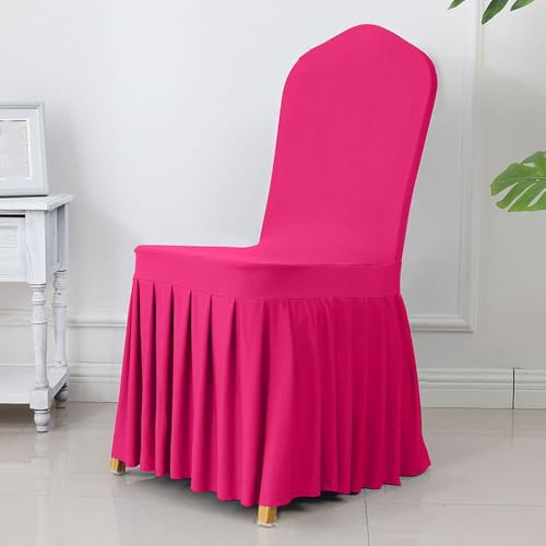 Elegante Plissee-Stuhlschärpen für Hochzeiten, Bankette und Heimdekoration, Spandex- und Polyester-Mischung für einen luxuriösen Look Elegante Plissee-Stuhlschärpen für Hochzeiten, Bankette und Heimdekoration, Spandex- und Polyester-Mischung für einen luxuriösen Look von Generisch