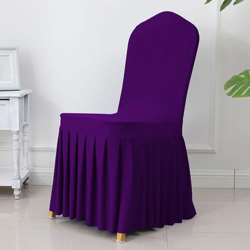 Elegante Plissee-Stuhlschärpen für Hochzeiten, Bankette und Heimdekoration, Spandex- und Polyester-Mischung für einen luxuriösen Look Elegante Plissee-Stuhlschärpen für Hochzeiten, Bankette und Heimdekoration, Spandex- und Polyester-Mischung für einen luxuriösen Look von Generisch