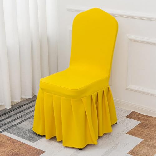 Elegante Plissee-Stuhlschärpen für Hochzeiten, Bankette und Heimdekoration, Spandex- und Polyester-Mischung für einen luxuriösen Look Elegante Plissee-Stuhlschärpen für Hochzeiten, Bankette und Heimdekoration, Spandex- und Polyester-Mischung für einen luxuriösen Look von Generisch