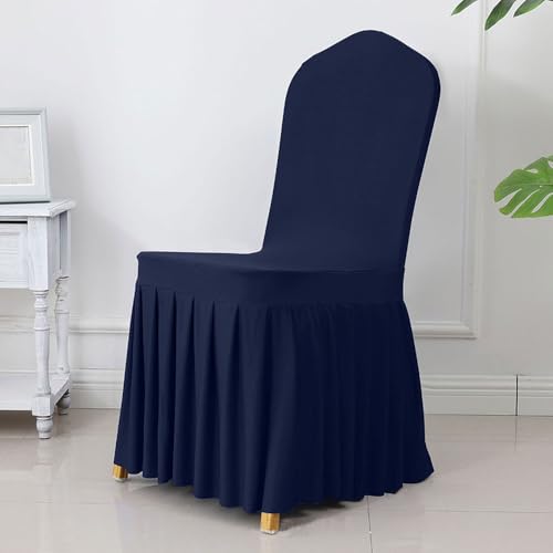 Elegante Plissee-Stuhlschärpen für Hochzeiten, Bankette und Heimdekoration, Spandex- und Polyester-Mischung für einen luxuriösen Look Elegante Plissee-Stuhlschärpen für Hochzeiten, Bankette und Heimdekoration, Spandex- und Polyester-Mischung für einen luxuriösen Look von Generisch