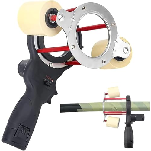 Elektrische Bandwickelmaschine für Klimaanlagenrohre und große Drahtrohre, 27 W, 70 ~ 380 U/min Drehgeschwindigkeit, 70 mm Lochdurchmesser von Generisch