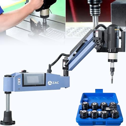 Elektrische Gewindeschneidmaschine mit automatischem Ölsystem, hohe Geschwindigkeit 0-375 U/min, 360 Grad flexibel, inklusive 8 Standard-Spannzangen für Präzisions-Metallbearbeitung Elektrische Gewindeschneidmaschine mit automatischem Ölsystem, hohe Geschwindigkeit 0-375 U/min, 360 Grad flexibel, inklusive 8 Standard-Spannzangen für Präzisions-Metallbearbeitung von Generisch