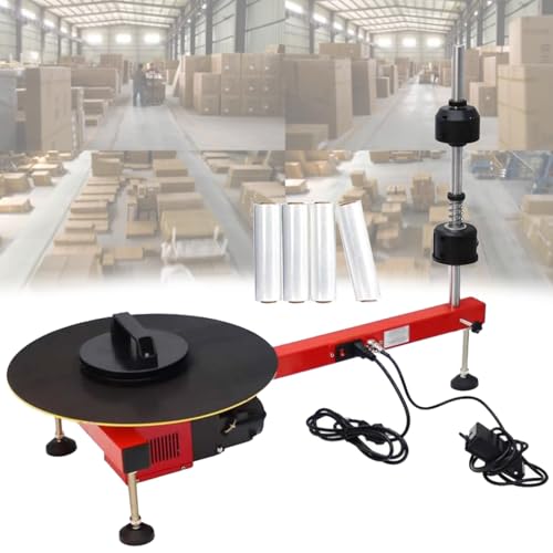 Elektrische Palettenverpackungsmaschine mit 4 Folienrollen für Kleinunternehmen Verpackung und Versand Elektrische Palettenverpackungsmaschine mit 4 Folienrollen für Kleinunternehmen Verpackung und Versand von Generisch