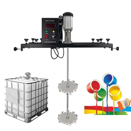 Elektrische Tankmischmaschine mit verstellbarem Edelstahl-Rührstab für Farbe, Beschichtung, Kleber, Zementmischung Elektrische Tankmischmaschine mit verstellbarem Edelstahl-Rührstab für Farbe, Beschichtung, Kleber, Zementmischung von Generisch