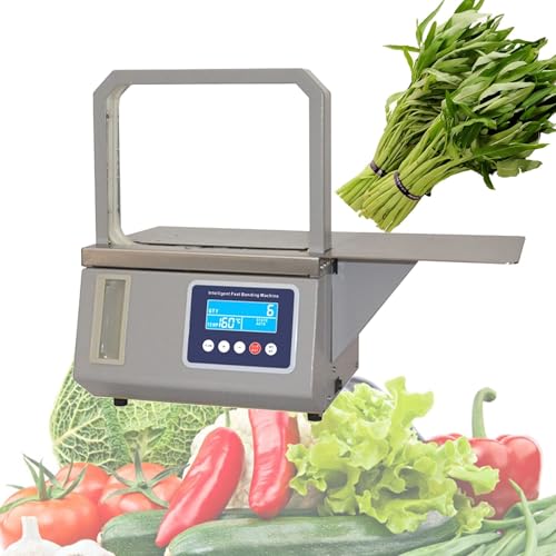 Elektrische Umreifungsmaschine zum sicheren Verpacken, automatische Bündeln mit 12 mm Breite, ideal für Supermarkt-Lebensmittel und Gemüsebinden Elektrische Umreifungsmaschine zum sicheren Verpacken, automatische Bündeln mit 12 mm Breite, ideal für Supermarkt-Lebensmittel und Gemüsebinden von Generisch