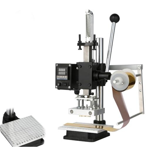 Elektrische Wärmeprägemaschine, Handpresse, Heißfolienprägung für Papier, Leder, Holzhandwerk Elektrische Wärmeprägemaschine, Handpresse, Heißfolienprägung für Papier, Leder, Holzhandwerk von Generisch