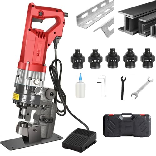 Elektrische hydraulische Lochstanzmaschine mit 5 Schneideisen für Metall Winkel Stahl Stanzen Elektrische hydraulische Lochstanzmaschine mit 5 Schneideisen für Metall Winkel Stahl Stanzen von Generisch
