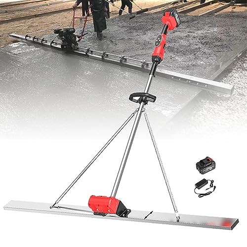 Elektrischer Beton und Finishing-Werkzeug, robuster batteriebetriebener Estrich zum Nivellieren und Glätten von Zement, inklusive Nivellierlineal Elektrischer Beton und Finishing-Werkzeug, robuster batteriebetriebener Estrich zum Nivellieren und Glätten von Zement, inklusive Nivellierlineal von Generisch