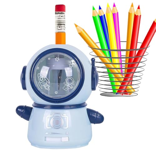 Elektrischer Bleistiftmieter Elektrisch Bleistiftspitzer für Spaler für Klassenzimmer Klassenzimmer und batteriebetriebene Bleistiftzugehörigkeit Kinder für Buntstifte von Generisch