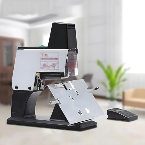 Elektrischer Hefter, automatische Buchbindemaschine, Heavy Duty Dual Use für Büro, A3 Flachstich Sattelbinder von Generisch