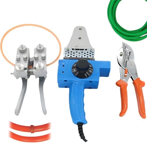 Elektrischer Heißschmelzschweißgerät für PVC-PPR-PE-Rohrdraht, einstellbare Temperatur bis zu 250 ℃, inklusive Schere und Halterung für effizientes Schweißen von Generisch