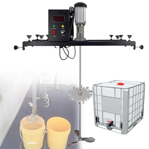 Elektrischer IBC-Eimermischer mit 980 W Leistung, 0-3000 U/min, freie Geschwindigkeitseinstellung, ultra-leiser Betrieb bei 45 Dezibel, ideal zum Auflösen und Rühren von Tinte Elektrischer IBC-Eimermischer mit 980 W Leistung, 0-3000 U/min, freie Geschwindigkeitseinstellung, ultra-leiser Betrieb bei 45 Dezibel, ideal zum Auflösen und Rühren von Tinte von Generisch